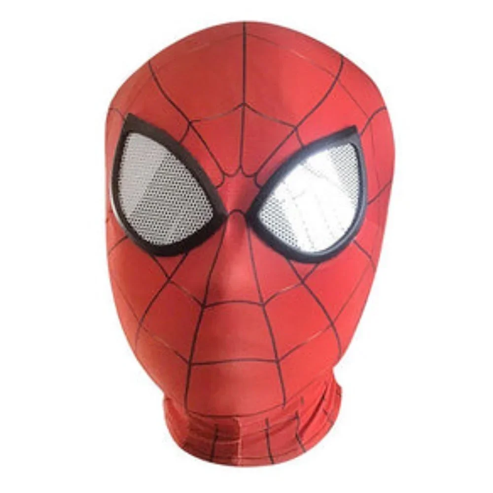 Premium Red Spider Men Raimi Spider Man Elastic Mask Costume Lycra Adult